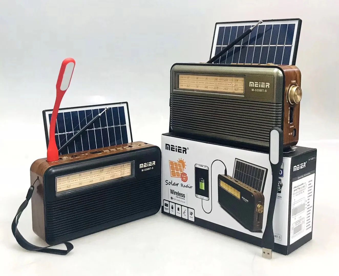 Rechargeable Solar Powered Portable Radio M 520