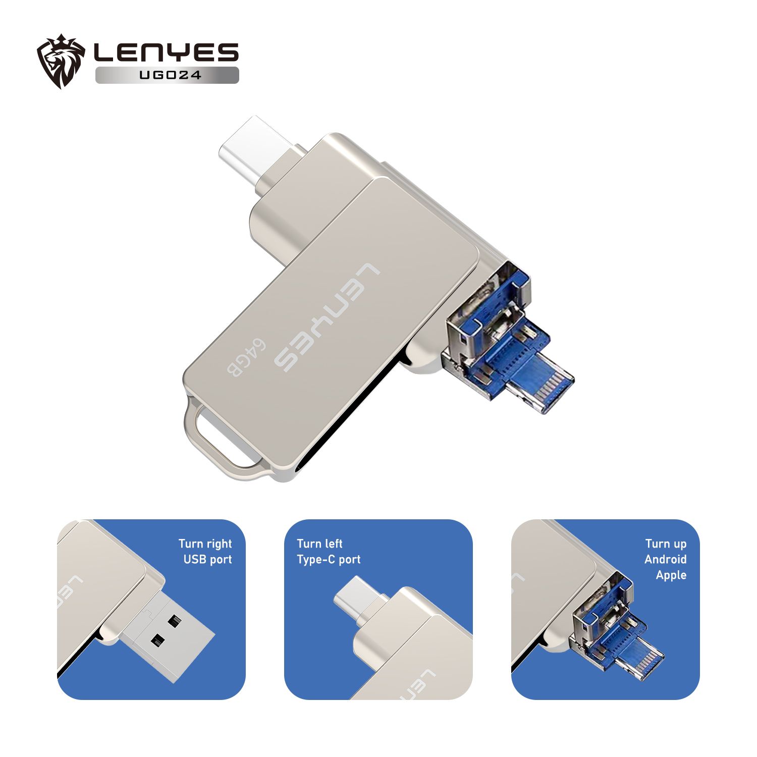 lenyes flash drive 256g