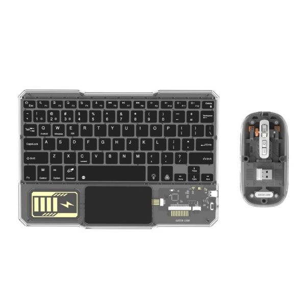 Green Lion Transparent Duo Wireless Keyboard and Mouse