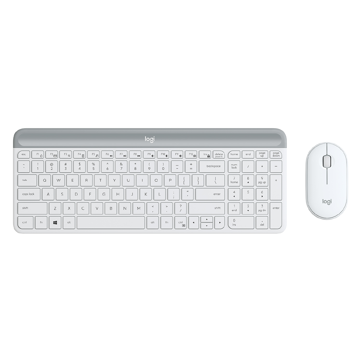 Logitech - MK470 Thin Keyboard and Mouse