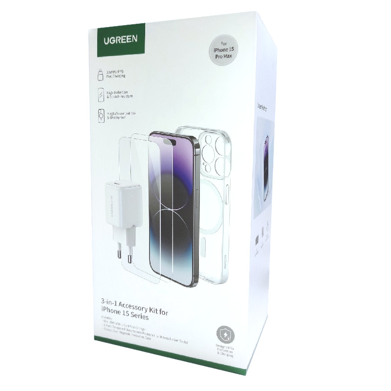 UGREEN 3 in 1 Accessory for iPhone 15 Pro Max